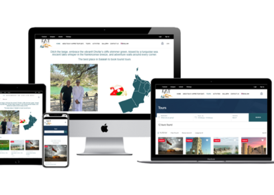 تصميم وبرمجة منصة الكترونية الطموح السهل للجولات السياحية